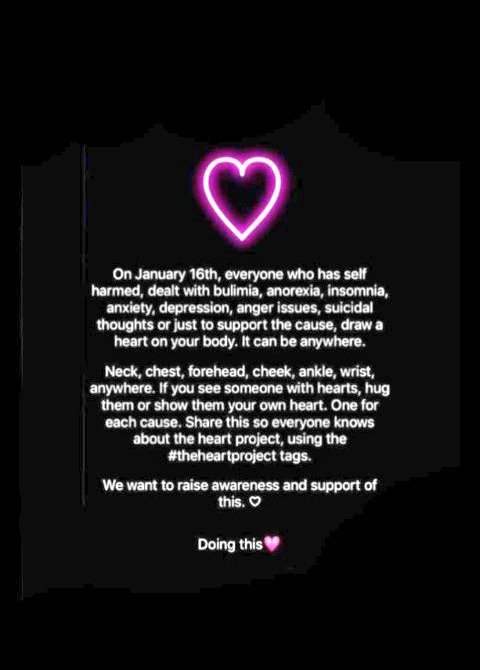 a quick little reminder that this is happening today <3
#theheartproject