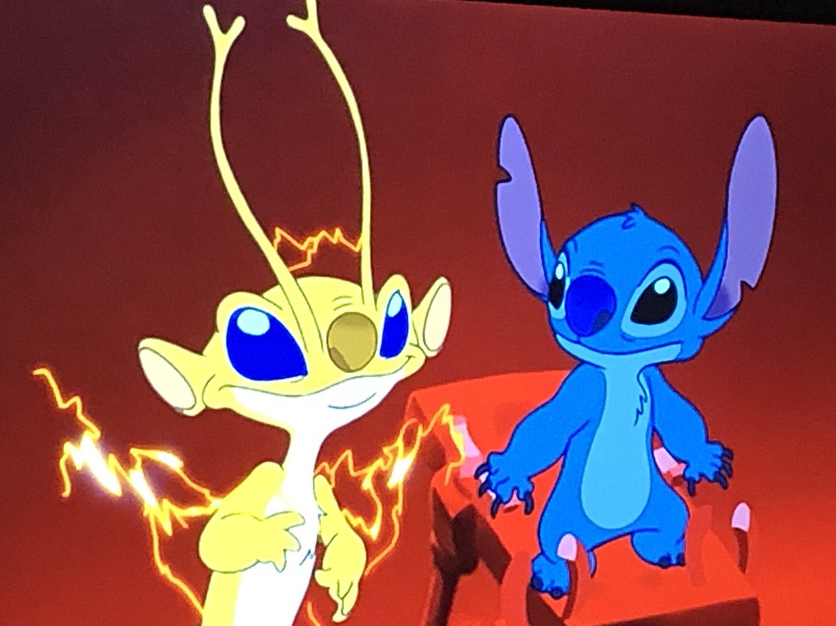 スティッチ！ザ・ムービーで最初に出てくる試作品221号のスパーキーで