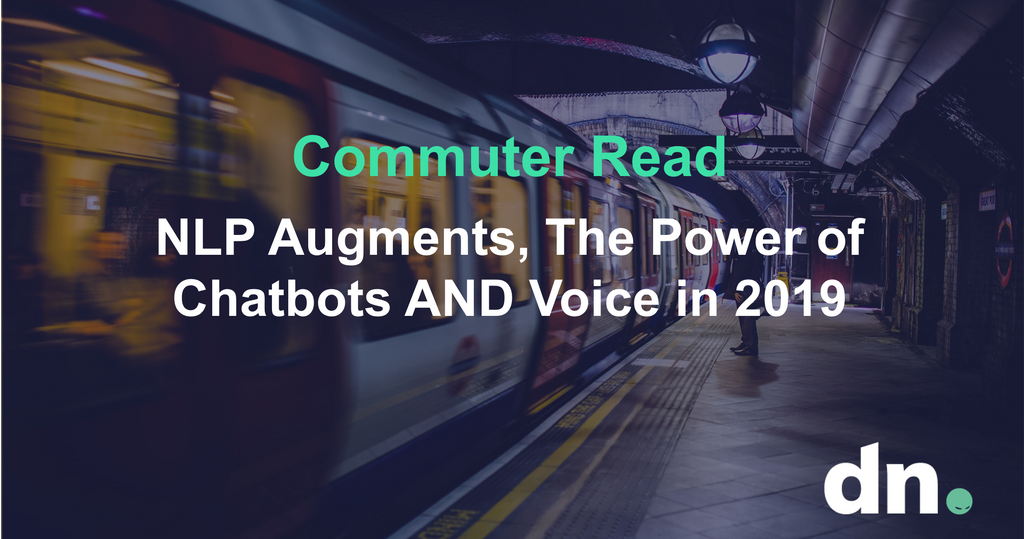 alineatalent's tweet photo. Commuter Read: NLP Augments, The Power of Chatbots AND Voice in 2019
Read about it here: https://t.co/5ztW82trGI
#AI #NLP #NaturalLanguageProcessing #Chatbot #InsightAnalytics #DataScience https://t.co/Pt4EYyt7oO