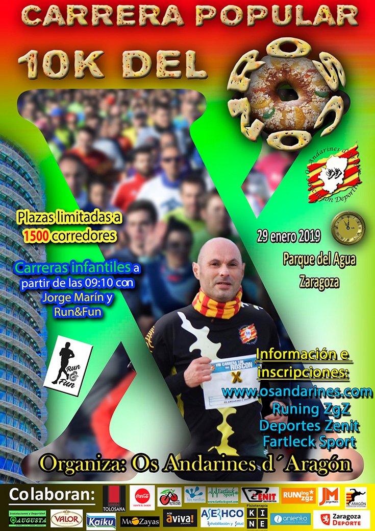 X Carrera Popular 10K del Roscón. 29 de enero de 2019 en el Parque del Agua "Luis Buñuel" de Zaragoza <a href="/osandarines/">Jose Maria Gallego </a>