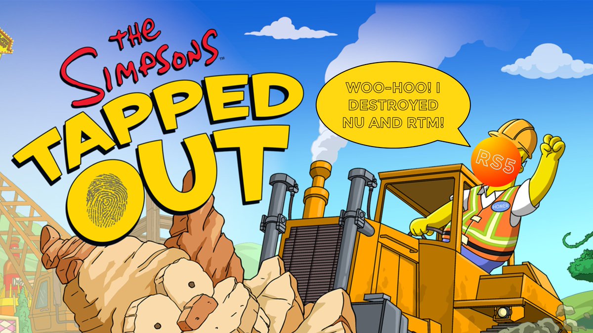 budar2026's tweet photo. Homer destroys NU and RTM.
The Simpsons Tapped Out - Itchy and Scratchy Event
#TheSimpsons #HomerSimpson #tsto #TappedOut #Windows10 #StayAwayFromNU #RTMIsntTheBest #Build10240 #Build10586 https://t.co/3Q5b1e2ZXL
