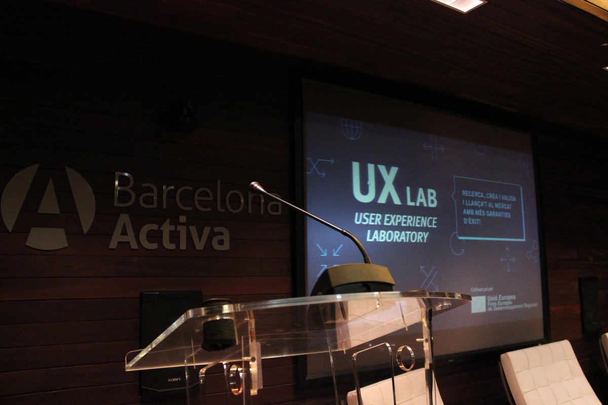barcelonactiva's tweet image. 📍 #EstàPassant
Inaugurem un nou servei en forma de laboratori: l’#UXLab. L’objectiu? Ajudar les start-ups i pimes a dissenyar millors productes i serveis per a la ciutadania.