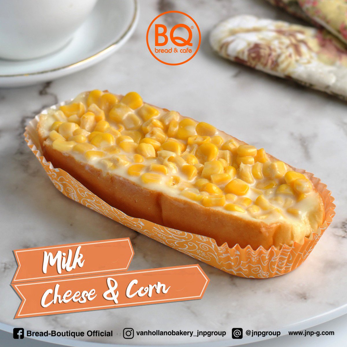 Sore gini ngemil Roti Milk Cheese &amp; Corn emang paling enak BQ Lovers ! 
Kalau menurut kamu gimana..? 🤔 ok kan..??😍😘
Roti yang sehat dengan kualitas bahan bermutu tanpa menggunakan bahan pengawet ini, emang cocok banget buat jadi bahan cemilan kamu tiap hari BQ Lovers...!!