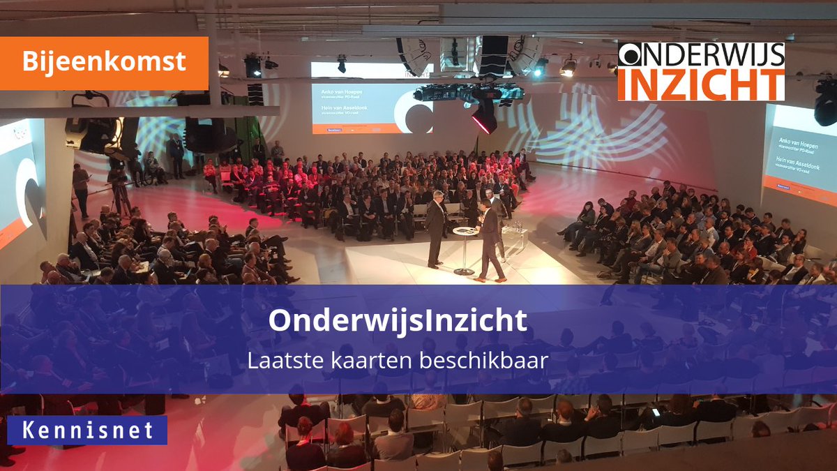 As vrijdag is het zover: de tweede editie van #OnderwijsInzicht. Wil jij er alsnog bij zijn? Alleen vandaag kun je je nog aanmelden. Meld je gratis aan op kn.nu/onderwijsinzic…