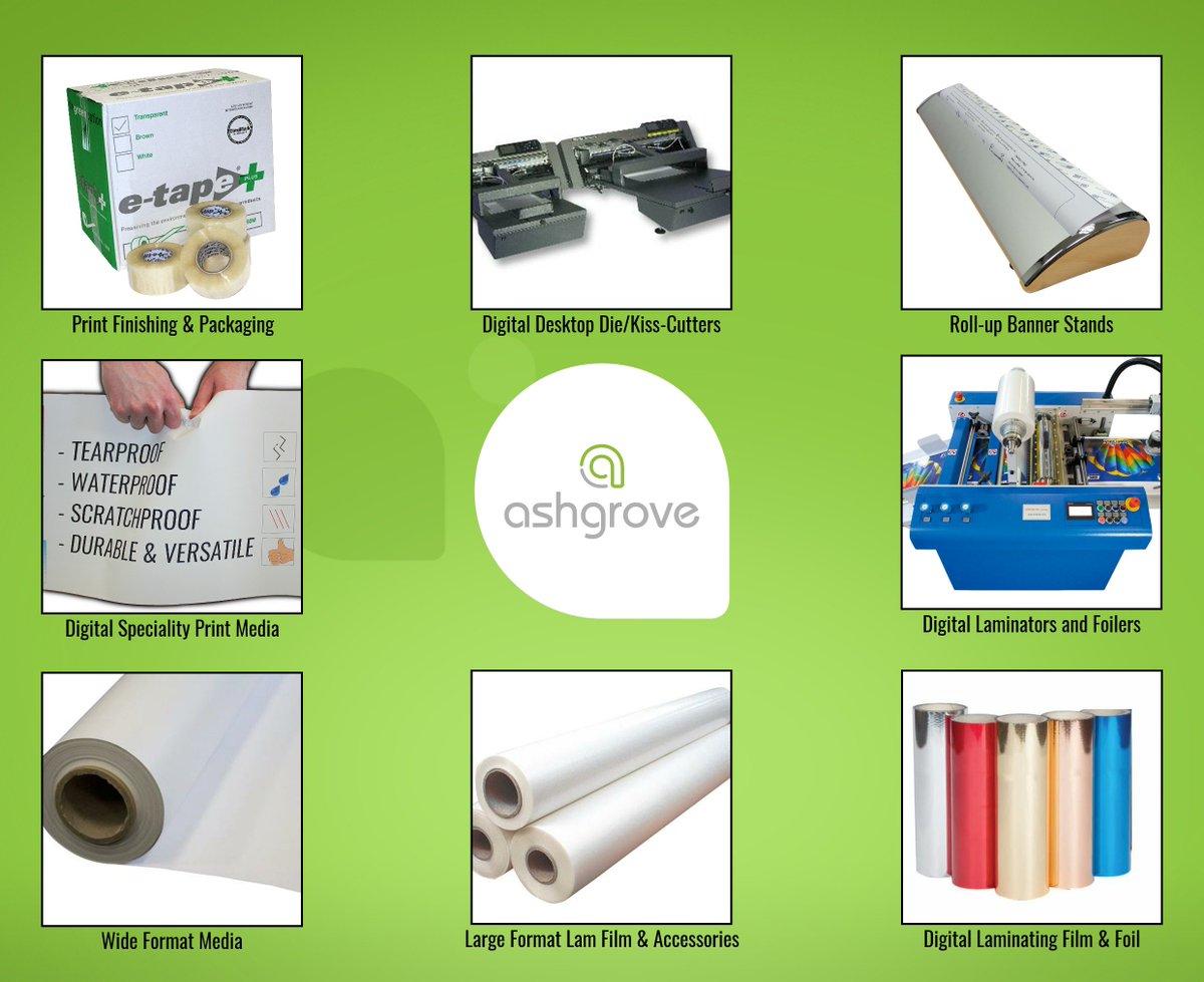 ashgrovetrading's tweet image. Welcome to 2019 from the Ashgrove team! Here's a reminder of our main product ranges for digital production print. Download our latest pricelists here ow.ly/x7GH30nkxHs #wideformatmedia #tearproof #creativity #innovation #digitalprint #digitalmedia #print #bannerstands