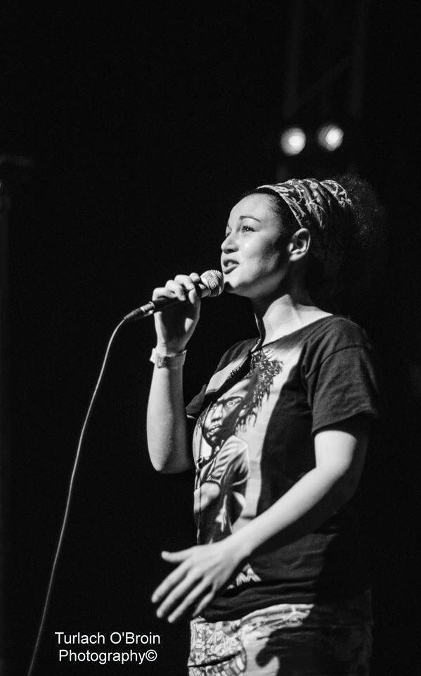 SonnetYouth's tweet photo. On tonight’s bill @drygate we also have NI based @OliveGroov. She has performed her poetry in the mucky fields of festivals such as Glastonbury, Electric Picnic, and Body&amp;Soul, to the National Concert Hall Dublin, and Singapore Writer’s Festival. She has also toured work in Oz! https://t.co/94rUd3ViBN