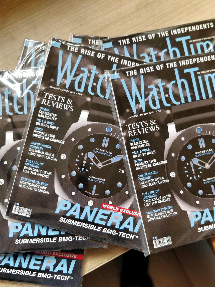 This just in!
We've sold out all our copies at the @SIHHofficial 2019 and day 3 has just started!
If you're looking to get your hands on the #wtijan2019 issue, subscribe at http://www.watchtime.in/subscribe
#WatchTimeIndia #wtijan #jan2019 #sihh2019 #subscribenow #soldout