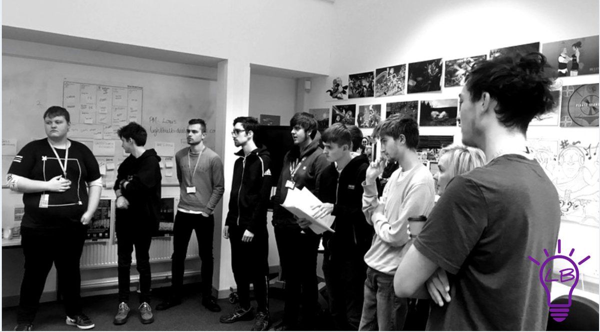 bulb_team's tweet photo. Morning standup meeting to get the day started right. #lightbulbideateam #getthelightidea #morningmeeting #teamwork https://t.co/D1wox0gm6h