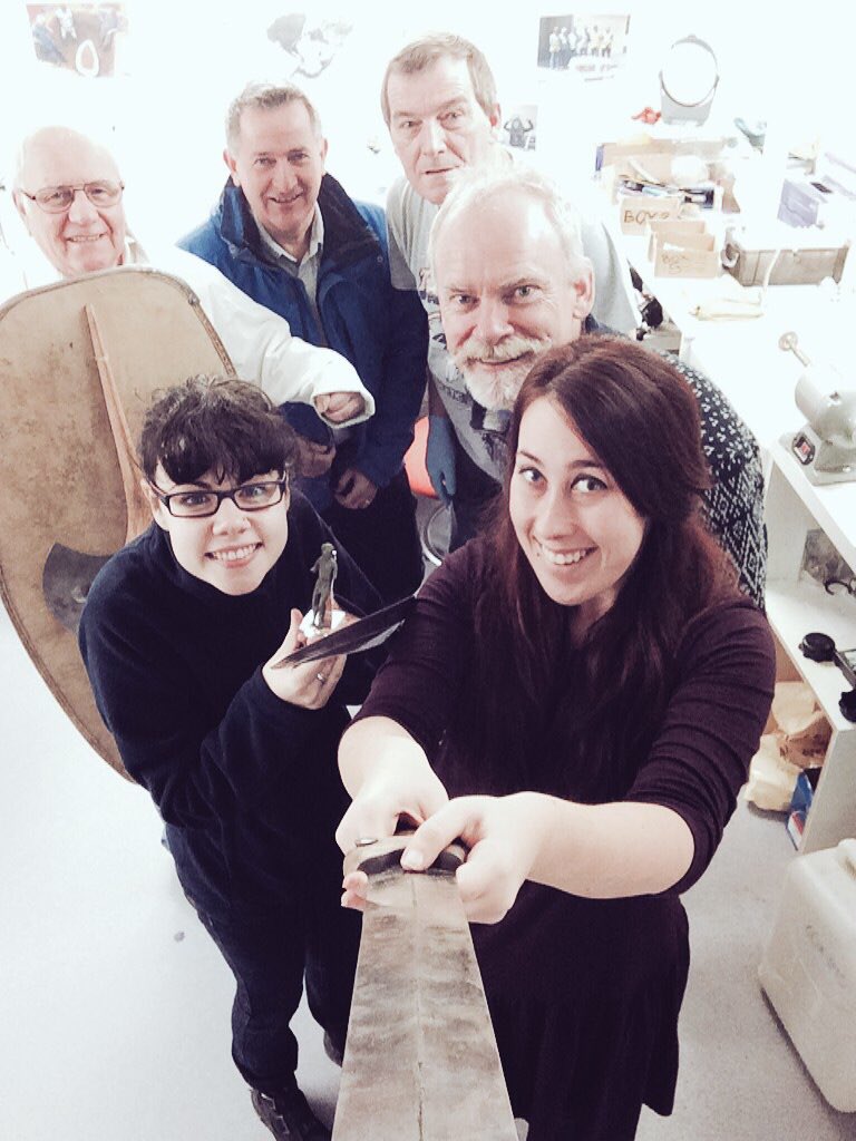 VLeQuelenec's tweet photo. Forever my favourite #MuseumSelfie (there was lots to choose from) with some of my coin hoard favourites @loveheritage Jersey Museum ❤️ #CoinCrew https://t.co/BylGwsZiew