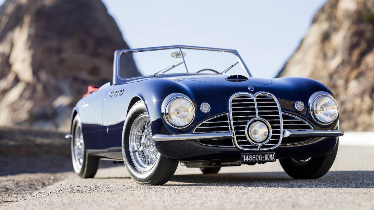 AutoweekUSA's tweet photo. Out of sight for decades, triple-headlight Maserati A6G/2000 Spider heads to auction https://t.co/gOld5eD85b https://t.co/GMnUwHA8gd