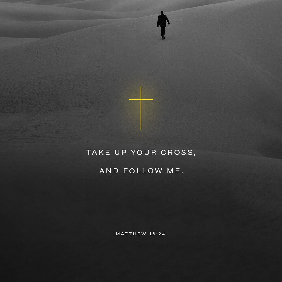 RiveraTribe823's tweet photo. โThen #Jesus told his #disciples, "If anyone would #comeAfterMe, let him #denyHimself & #takeUp his #cross & #followMe.
For #whoever would #saveHisLife will #loseIt, but whoever #losesHisLife for #MySake will #findIt.โ
#Matthew16:24-25 ESV
https://t.co/Dan3yRc04N https://t.co/rVipEIbTZr