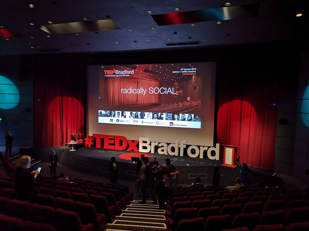 Looking forward to the day ahead. <a href="/TEDxBradford/">TEDxBradford</a> in the National Media Museum.
