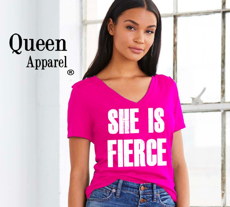 queenapparelcom's tweet image. QUEEN APPAREL is back online queenapparel.com   | She is Fierce Shirt #fashion #style #fashionista #outfitoftheday #fashionblogger #queen #styleblog  #moda #queenapparel #makeup #feminist #meetoo #girlboss #bosslady #ladyboss #womeninbusiness #queen
