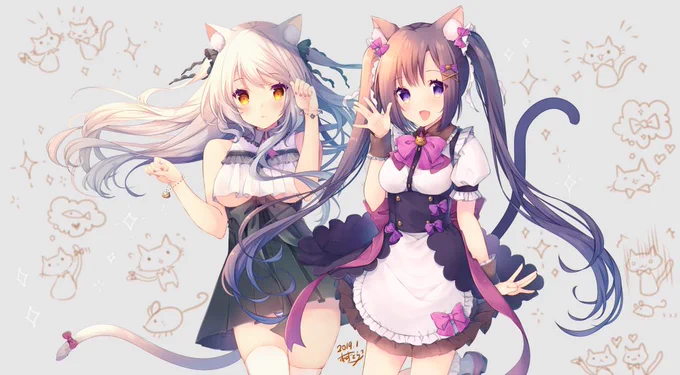ねこちゃんズ

HPとTwitterヘッダー用に描いてたイラストです。
少し大きめの絵はpixivにアップしてます。
https://t.co/5WxgRtOCZI 