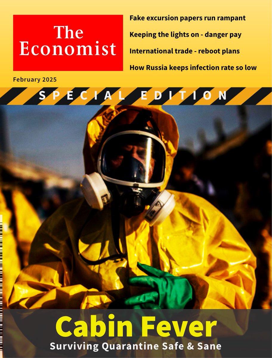 Cabin Fever @TheEconomist 2025.2 // #pandemic #h7n2 #hazmat #inflyenza // #sciencefiction #scifi