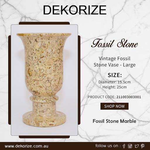 DekorizeAus's tweet image. Shop For The Appealing Vintage Fossil Stone Vase

Visit: bit.ly/2H4dKsl

#Dekorize #VintageFossilStoneVase #FossilStone #MarbleVase #MarbleProduct #HomeWares #HomeDecor #Gifts #Vases #NaturalStoneHomeDecor #DekorizeProducts
