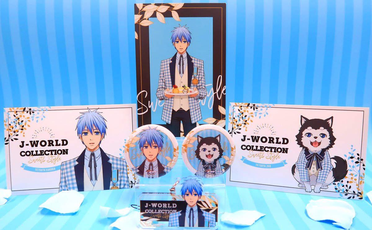 J World Tokyo Twitterren 1 17 木 から 黒子のバスケ J World Collection Sweets Style Ver Tetsuya Kuroko では 黒子テツヤ と一緒にお揃いの衣裳を着ておめかしした テツヤ2号 も登場します オシャレで可愛らしいグッズやフードメニューなど J World Tokyo Twitterren 1 17 木 から 黒子のバスケ J World Collection Sweets Style Ver Tetsuya Kuroko では 黒子テツヤ と一緒にお揃いの衣裳を着ておめかしした テツヤ2号 も登場します オシャレで可愛らしいグッズやフードメニューなど