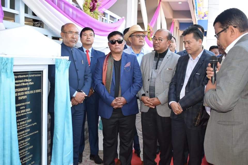 NBirenSingh's tweet photo. In continuation of #GoToHills mission of the State Government and Empowerment of women, Women Market for Chandel District inaugurated today along with a Drinking Water Scheme and Boys hostels and also laid foundation for various development projects for the District. https://t.co/zQucPBXduS