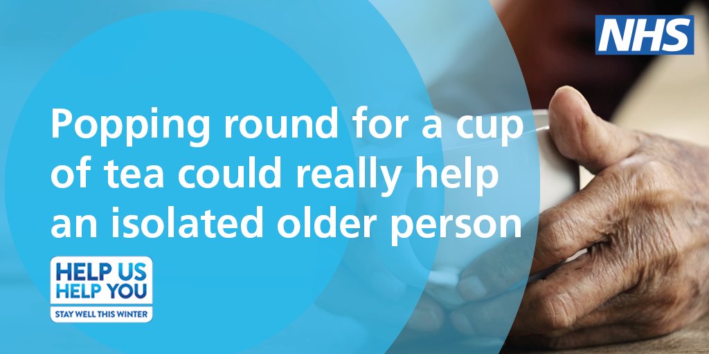 Cold weather warnings are in place for much of England. It's important to make sure older neighbours and relatives are ok during winter. Popping in check they are staying warm and well could make a real difference. More advice here: nhs.uk/staywell #WednesdayWisdom