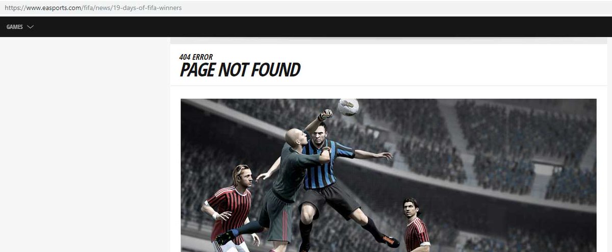 FIFAUTeam's tweet photo. From the #19DaysofFIFA Official Rules:
"This (winners) list will remain posted until February 28, 2019." However, the link never worked. Not cool, EA. https://t.co/NiOmsDgRps https://t.co/eXUKOkEs3s
