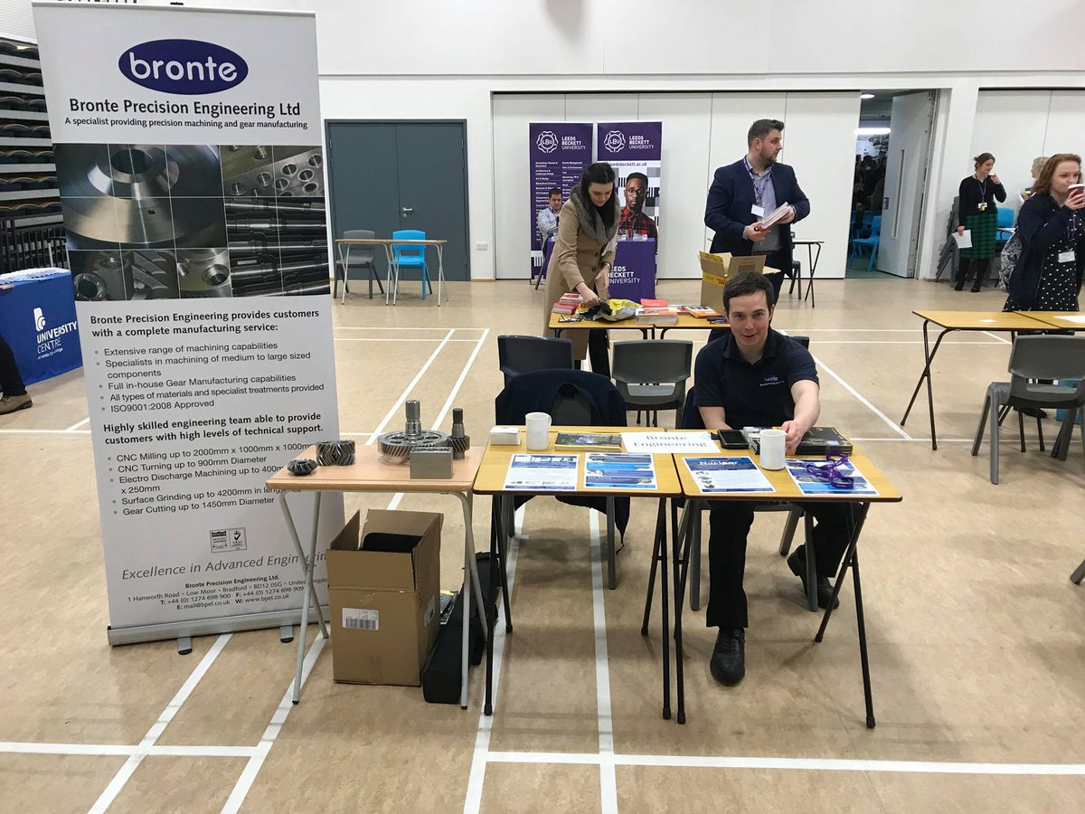 Today we're attending Beckfoot Schools Carrers Day, where we will be talking to different Year ages about working in Engineering #engineersofthefuture #cncmilling #cncturning #precisionengineering #bronteprecision