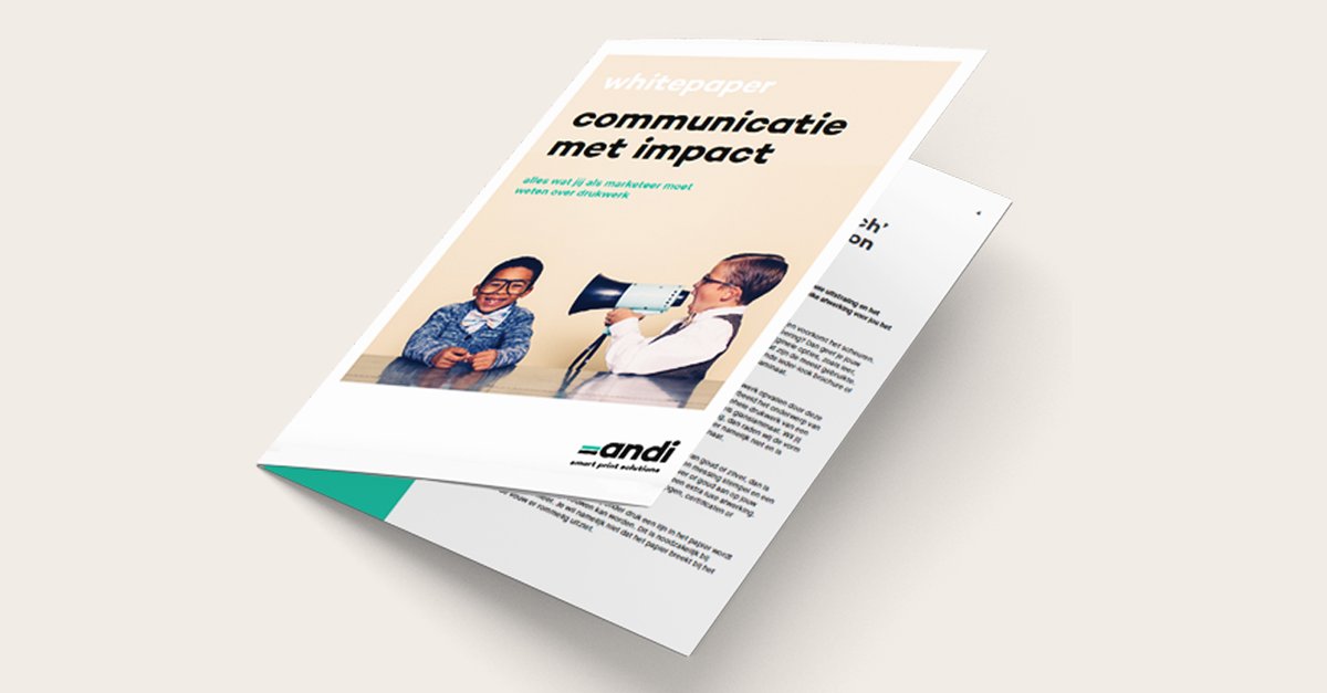 Ben jij een marketing- of communicatieprofessional? En wil jij echt álles uit jouw crossmediale campagne halen? Dan is deze #whitepaper echt iets voor jou! Alles wat jij moet weten over #drukwerk heeft Morres samen met <a href="/AndiSolutions/">Andi Print Solutions</a> hierin beschreven: bit.ly/2FtOYR0 ⬅