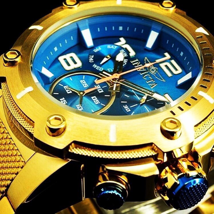 relógio invicta de ouro original