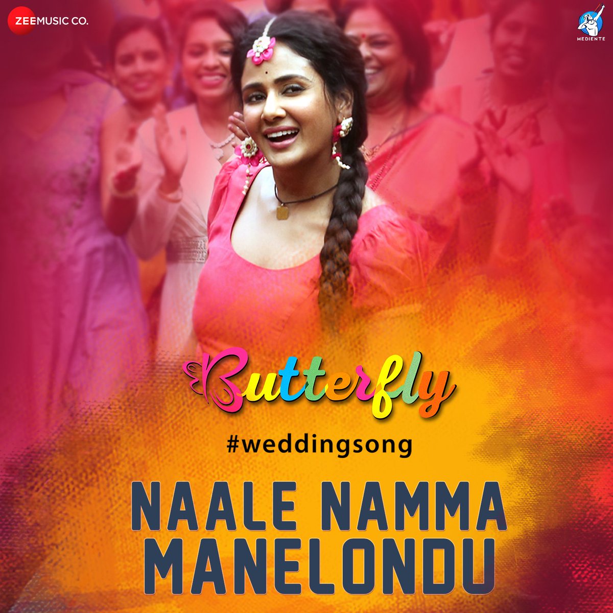The #WeddingSong of the season is here! #NaaleNammaManelondu out now. bit.ly/NaaleNamma

@theparulyadav <a href="/ShashiVarunRao/">Shashi Varun Rao</a> <a href="/Ramesh_aravind/">Ramesh Aravind</a> <a href="/zeemusicsouth/">Zee Music South</a> <a href="/ItsAmitTrivedi/">Amit Trivedi</a> <a href="/manukumaran/">Manu Kumaran</a> <a href="/mediente/">Mediente</a> <a href="/Ananyabhat14/">Ananya Bhat</a> <a href="/MovieButterfly/">Butterfly Movie</a> #Kannada