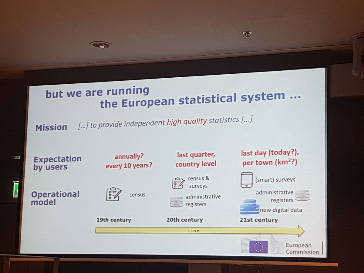 darbuono's tweet photo. .@reisfe enlightening the audience about Trusted #SmartStatistics
vs. old #BigData .
Looking forward to #deepdata and #nanodata https://t.co/lGd3HH9N1a