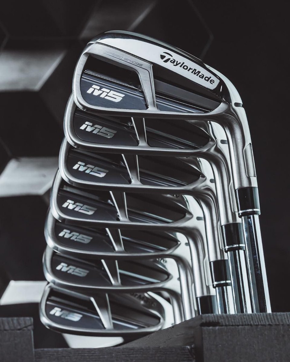TMGolfMalaysia's tweet image. Packed into a precise, compact shape, #M5irons feature #SpeedBridge technology to deliver a blend of power, forgiveness, and workability.

#TMGolfMalaysia #TaylorMadeGolf