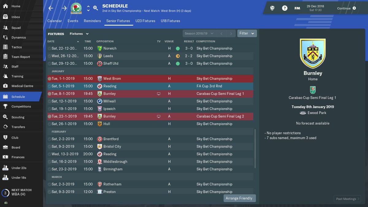 MfanaticoF's tweet photo. **UPDATE**
Can't quite believe to see what's unfolding infront of my eyes. My team seem quite unbeatable atm. The tactics seem to be taking this team to new heights. Time to sell some dead wood and invest. C. Evans, Leutwiler, C. Conway and Smallwood must go! Not happy players https://t.co/nHPcDNPdKk
