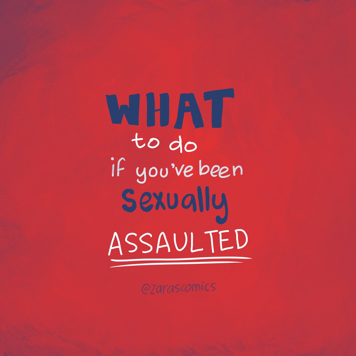 TRIGGER WARNING: Rape/sexual assault.

What to do if you’ve been sexually assaulted. 

#BelieveSurvivors #MeTooMv #EndVAW #sexualassault 

@nufoshey @raremoon14 @sara_naseem