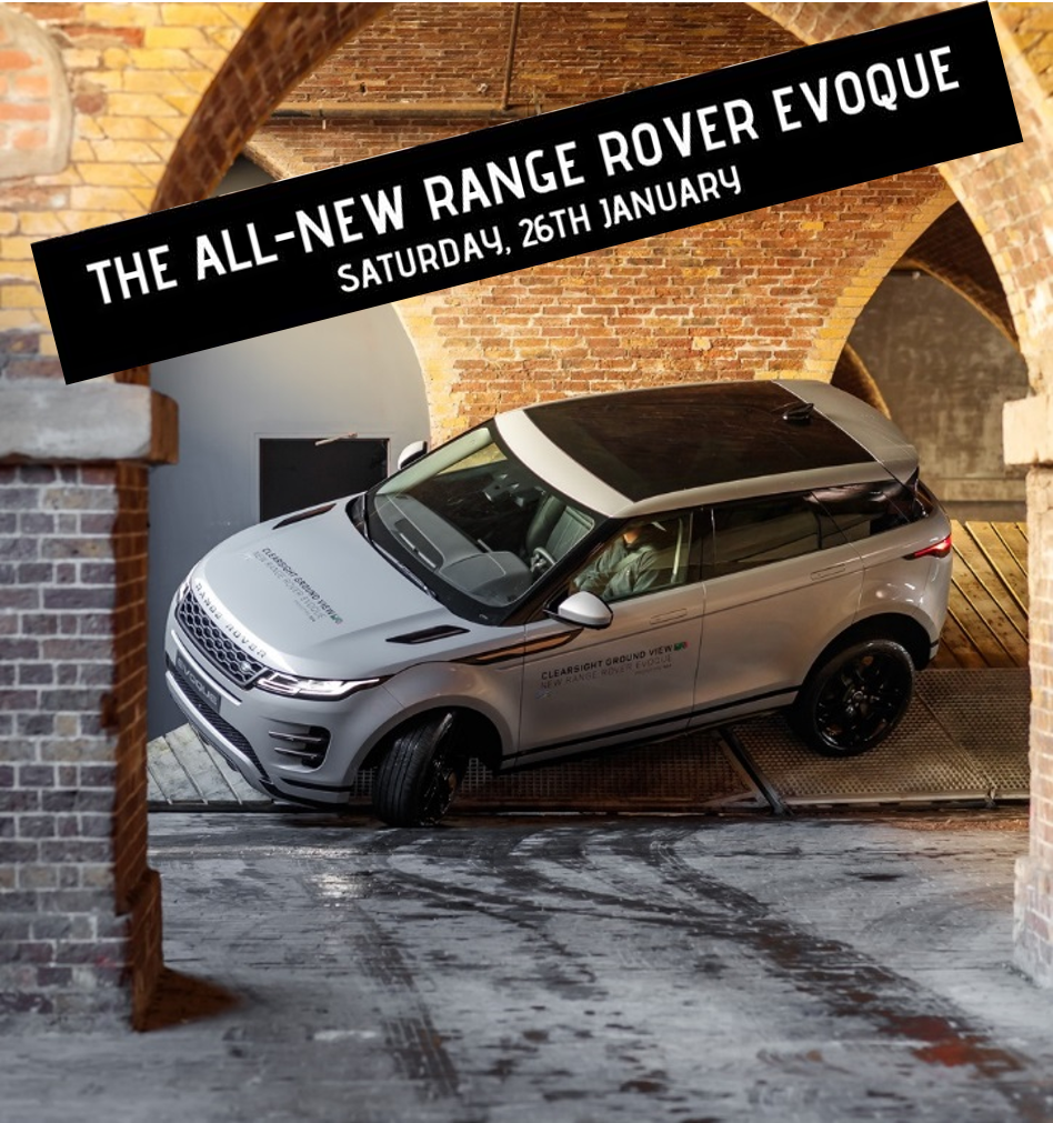 LandRoverKelso's tweet photo. Not long now until the new Range Rover Evoque arrives at Lloyd Land Rover Kelso on 26th January, for one day only. #evoque #landrover #scottishborders 
Don't miss your chance to be the first to see it up close.
Click here to register you place now: https://t.co/6D60PiWdCC https://t.co/yrHb8uEmC7