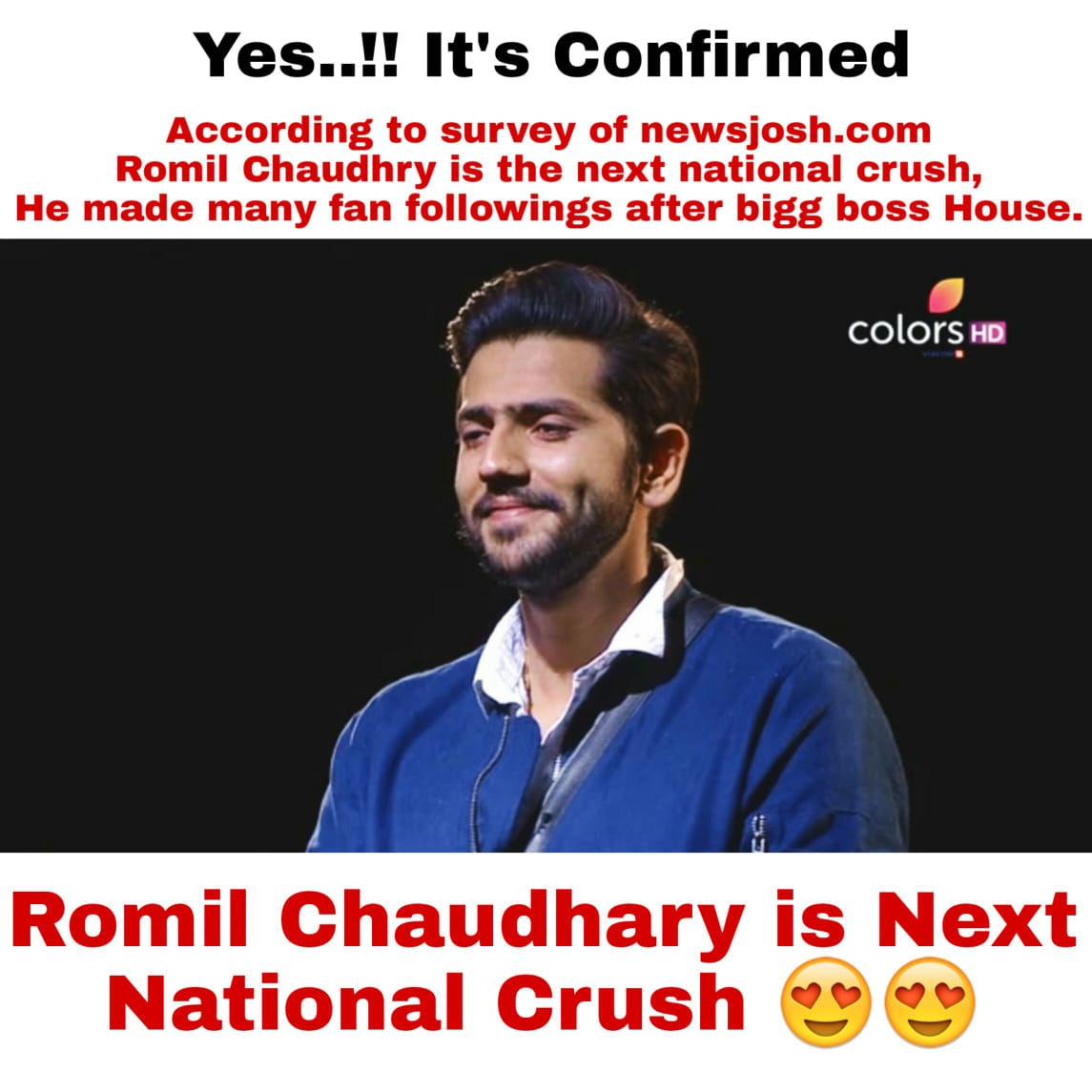 THENEWSJOSH's tweet photo. #Romilsquad #Romilthecrush 

@Chaudharysaab02 

https://t.co/t5BDuY5u2r … https://t.co/gF1n9fesWy