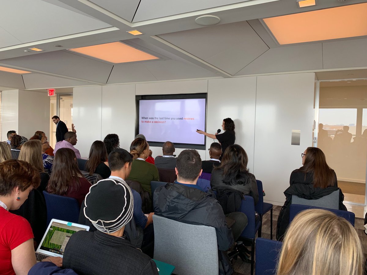 gsterling's tweet image. ⁦@Yelp⁩ presenting on review and reputation management at DC office #lsabootcamp ⁦@LocalSearchAssn⁩