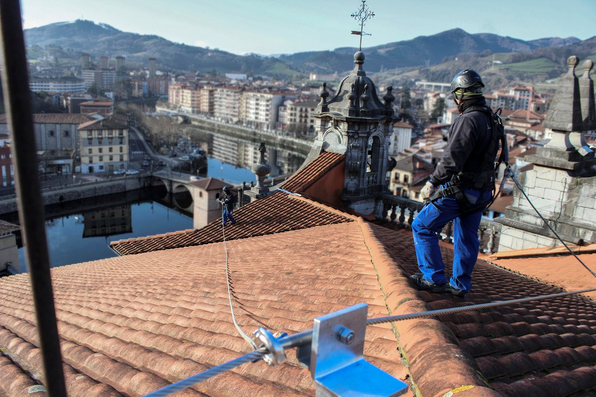 Terminada la instalación de la Línea de vida en la Parroquia Santa Maria en #tolosa.
 Sigue leyendo: irudek.com/es-es/noticias…