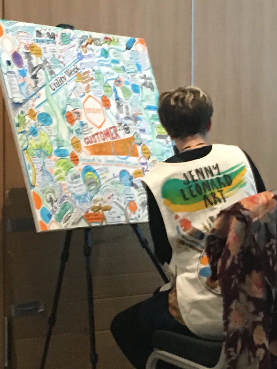 consultingchris's tweet photo. Great note taking from @UtilityWeek #watercustomer event sponsored by @enzen_uk @JennyLeonardArt https://t.co/jKMY5etaYN