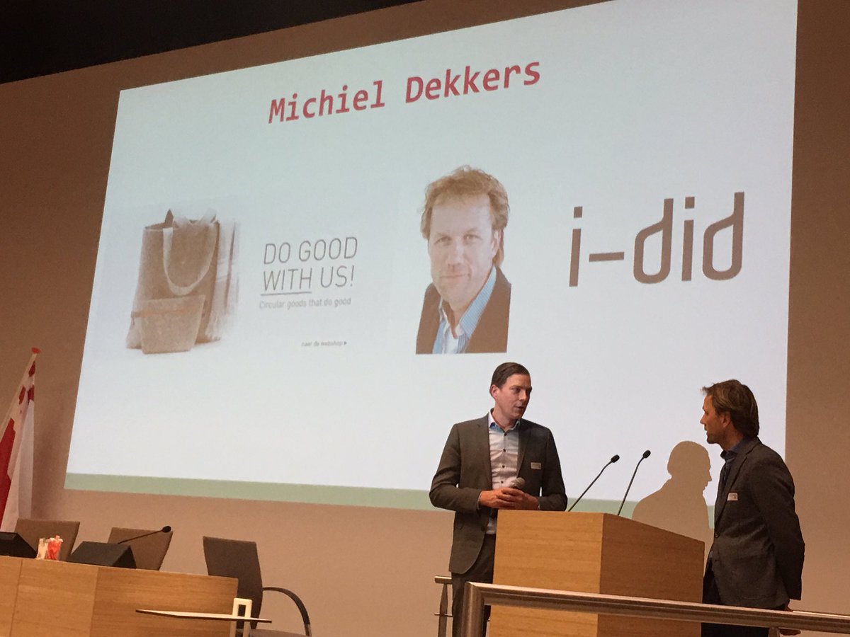 do Good . 30% v alle gekochte mode wordt nooit gedragen. Maak v oude bedrijfskleding , lokaal vilt ! i-did v Michiel Dekkers #koplopers #wijzijncirculair sociaal en circulair verbinden .