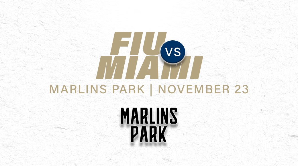 FIUFootball's tweet photo. It’s official! See you in November, Panther fans! 

#PawsUp 🐾 | #PantherPride https://t.co/PiUxxpUgPl