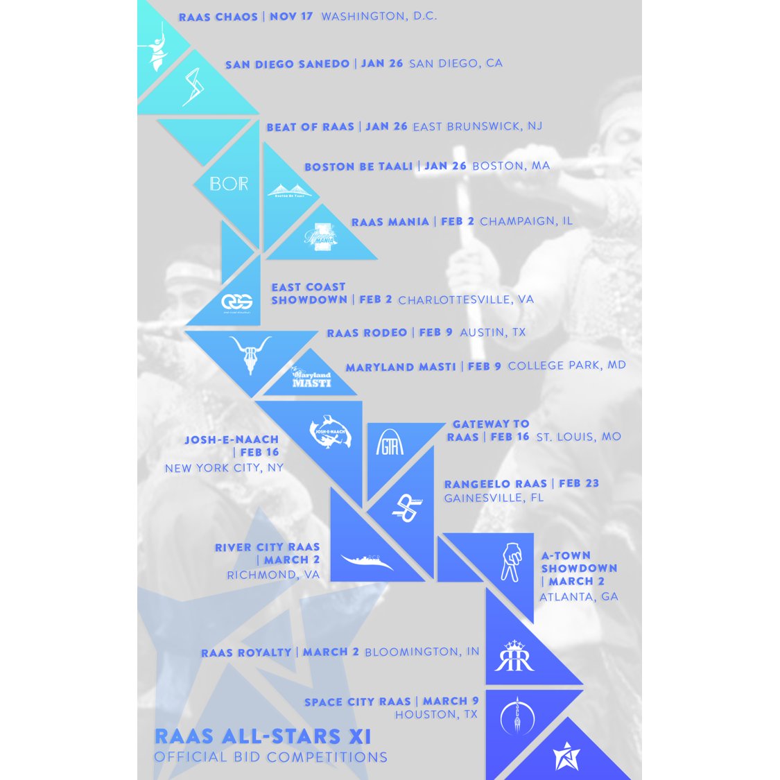 14 more competitions, 8 more weekends. 
Check out the updated calendar to plan your path to Rewrite the Stars!⭐