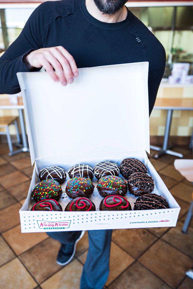 JimWhiteFit's tweet photo. Indulgences are key to any diet’s success. @KrispyKreme’s Chocolate Glaze Collection is the perfect #cheatsweet to keep you on track! #sponsored https://t.co/xUWP8jw5TH