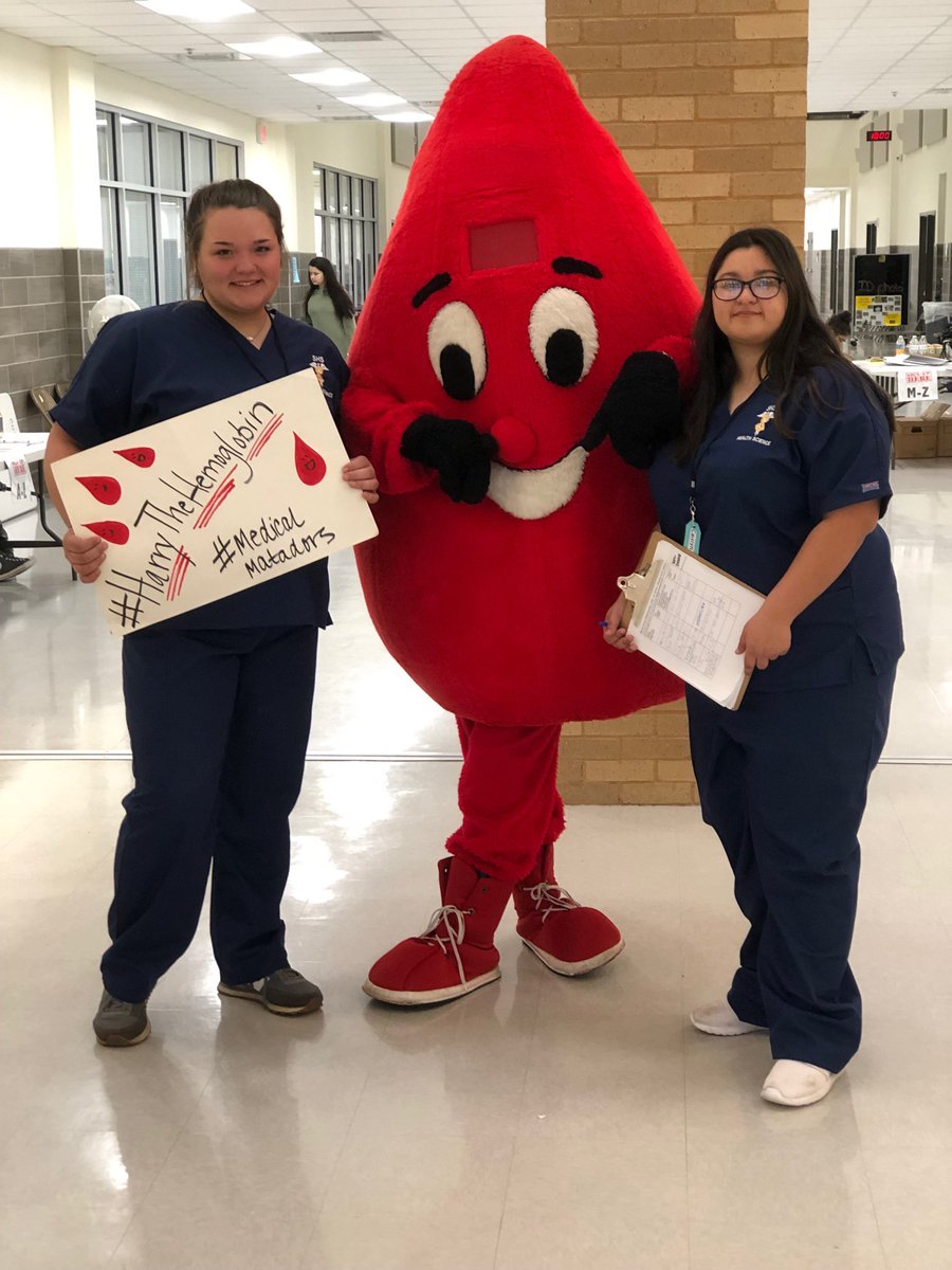 SeguinISD's tweet photo. β¦@Matador_HOSAβ© is hosting their third blood drive of the year. Students, staff and community members are encouraged to donate. You can donate until 4 pm today. #MedicalMatadors #GenerationGive #MatadorFamily https://t.co/8p0G3eJYKc