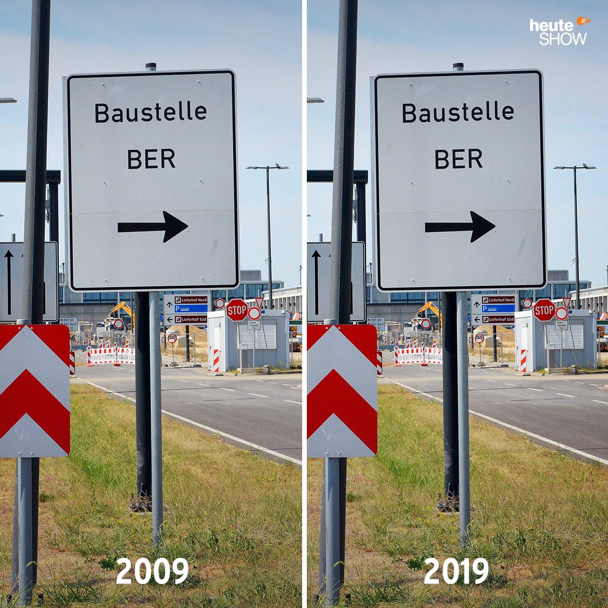 #10YearChallenge – der BER macht auch mit
