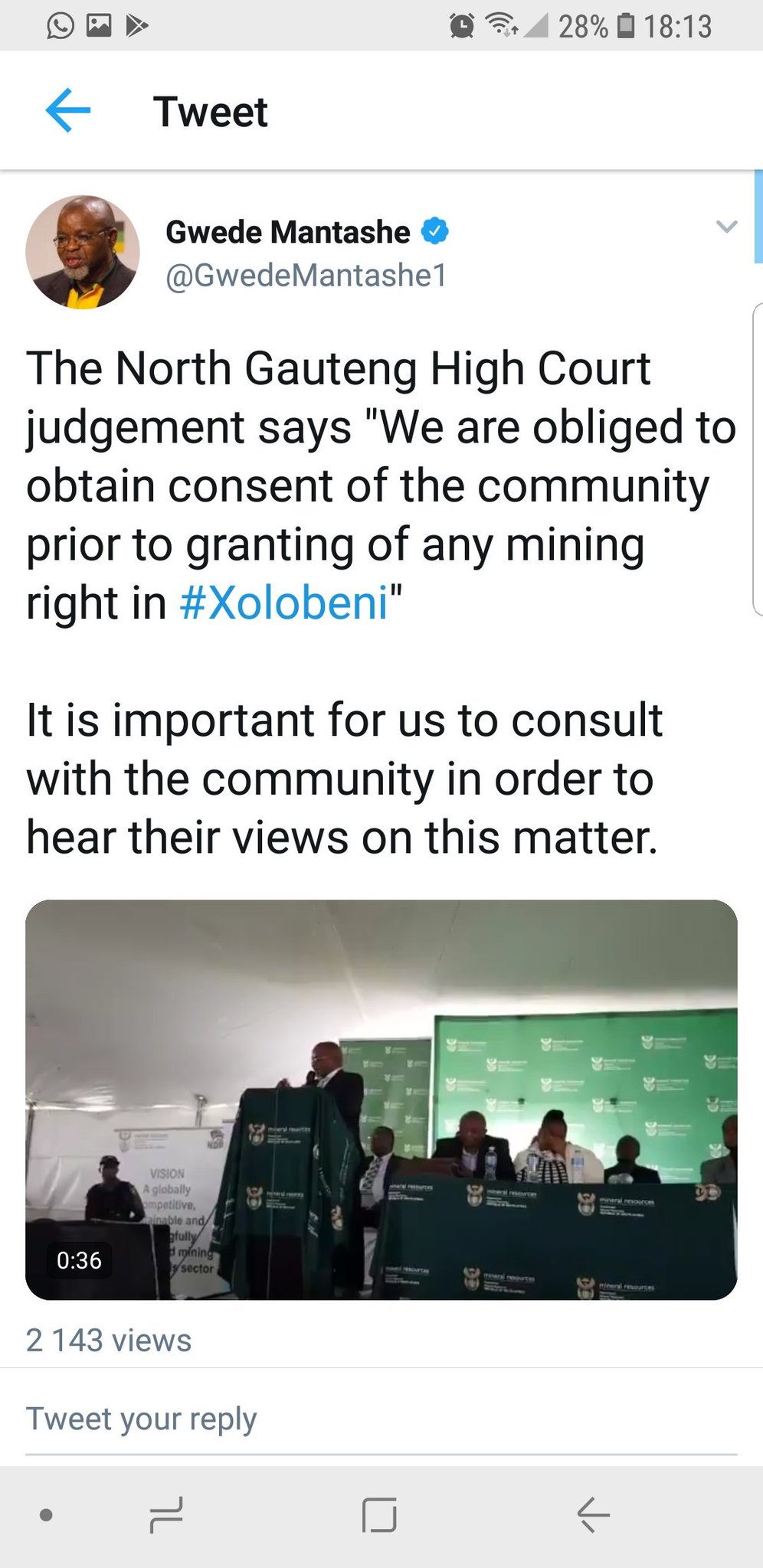 Xolobeni court ruling