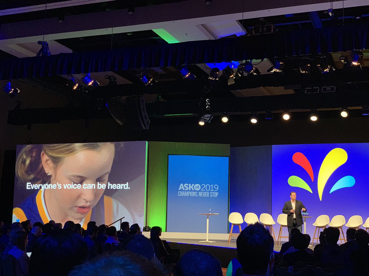 jimtomanchek's tweet photo. So thankful for @BoomerMurray presenting today at @Sprinklr #ASKO2019 #sprinklrlife #startwiththem https://t.co/FO5dffG8fU