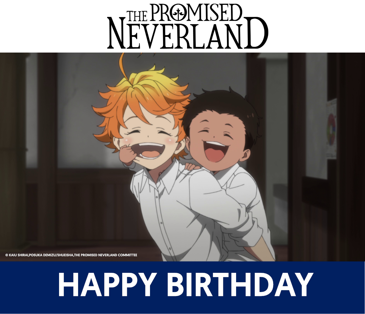 Wakanim Joyeux Anniversaire Demizuposuka La Dessinatrice Du Manga The Promised Neverland Fete Son Anniversaire Aujourd Hui Au Japon 約束のネバーランド 約ネバ Thepromisedneverland T Co Oyows29ltt Twitter
