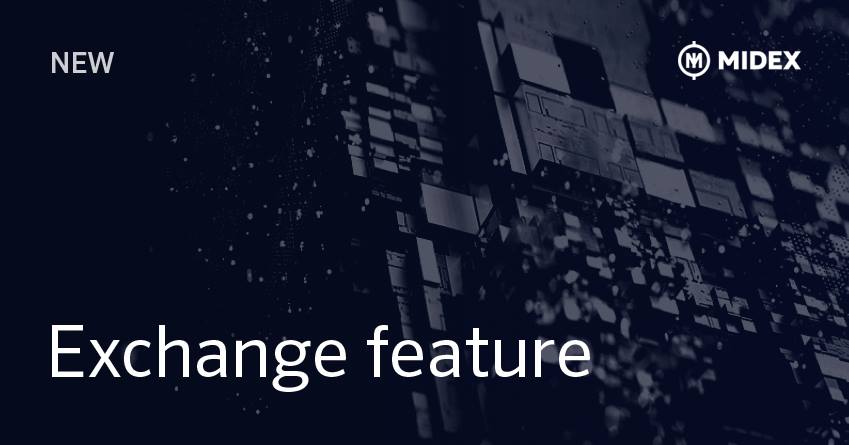 MidexInfo's tweet photo. Dear Midex community!

New tools are developing daily. Please try out the Exchange option! It is already available at the Platform.
Exchange the currency between the users with a fixed rate.
https://t.co/XPIUsFFTPy https://t.co/moyb3m6Csr