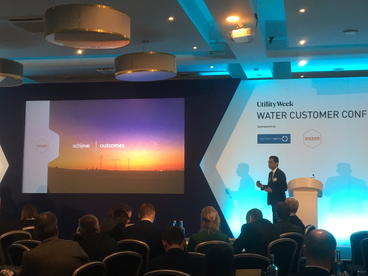 enzen_uk's tweet photo. Sanjeev Kumar Enzen’s Head of Business Transformation talking about best practice in Water Customer Experience. @utilityweek #AchieveDelight #watercustomer https://t.co/NrDxmYHvTs