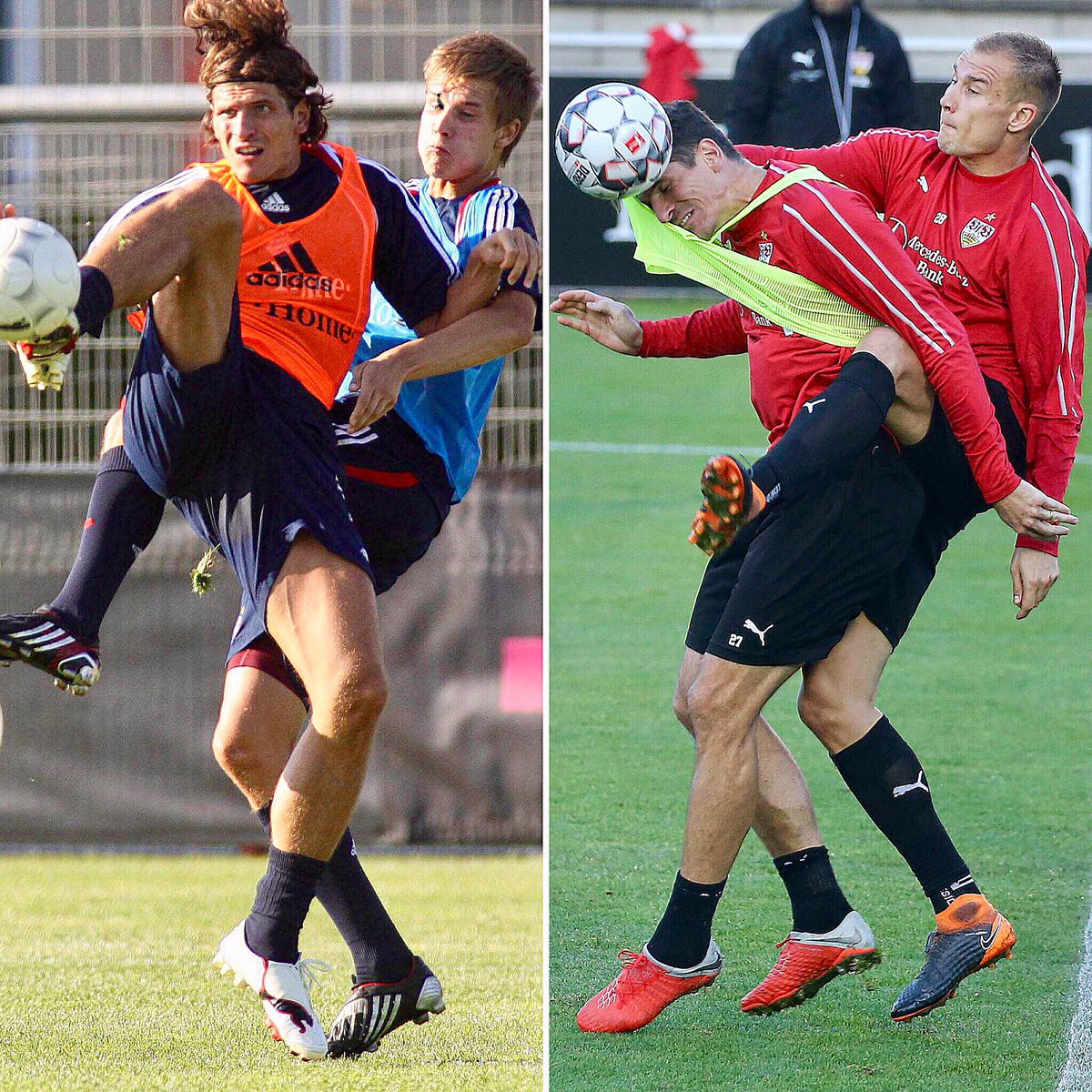 😂😂😂 #10yearchallenge | 👋@Mario_Gomez @FCBayern @VfB https://t.co/Y1U310KXuB