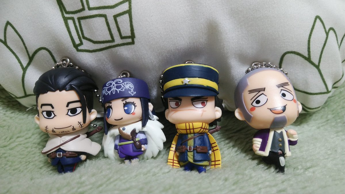 征次 على تويتر 交換募集 ゴールデンカムイ ガチャガチャ フィギュアマスコット 譲 杉元 アシリパ 白石 尾形 求 鶴見 郵送 又は日にちを相談して都内近郊で手渡しのどちらかで どうぞ宜しくお願い致します